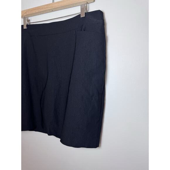 Chicos Brigitte WOMENS Zenergy GOLF by CHICO'S BLACK PULL ON SKORT Sz 2.5 US 14 - Picture 8 of 15